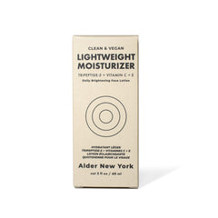 Alder New York Lightweight Moisturizer texture swirl demonstrates quick absorption