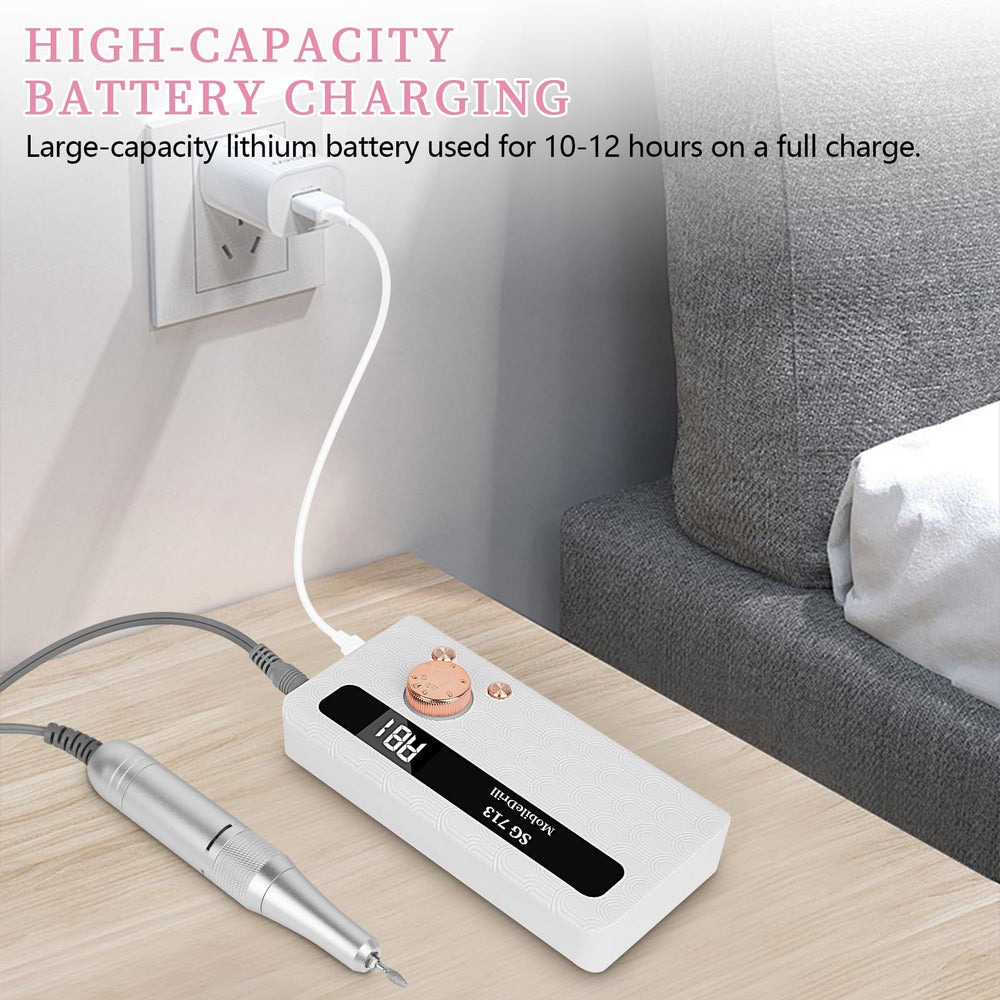 Aleanu belt clip enables hands-free work on the go.