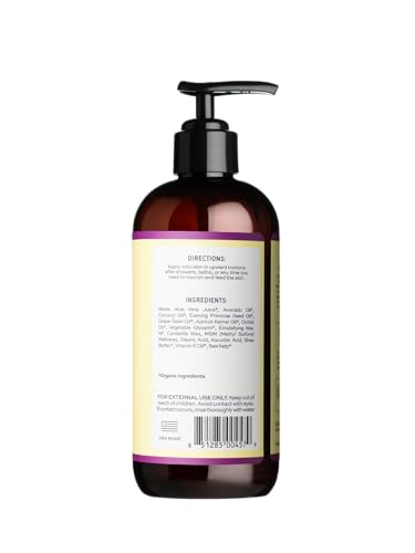 Aleavia Orchid Prebiotic Body Lotion pump for easy daily application