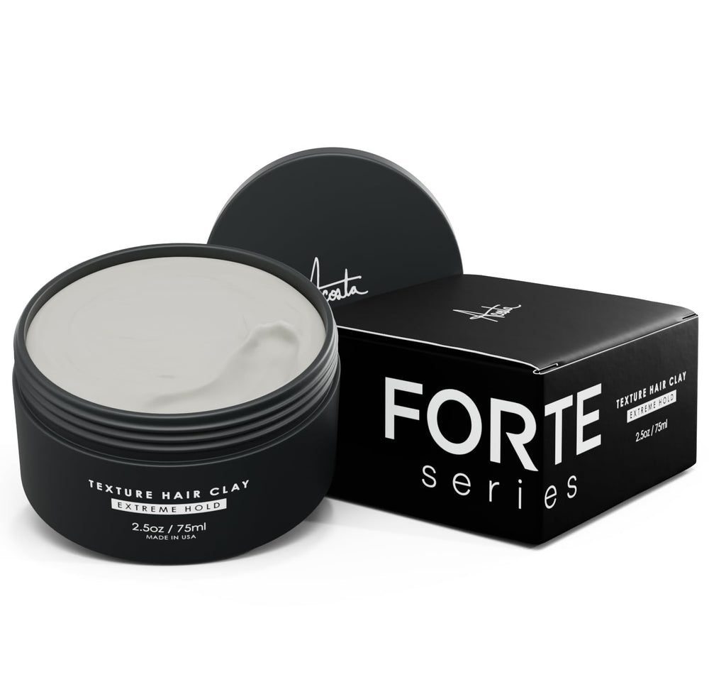 Alex Costa Hair Clay extreme hold for all-day style.