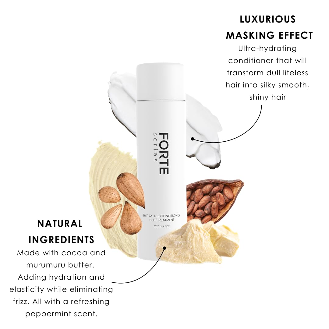 Alex Costa Hydrating Conditioner applied to damp hair for smoothness.