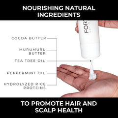Alex Costa Hydrating Conditioner cocoa butter for scalp comfort.