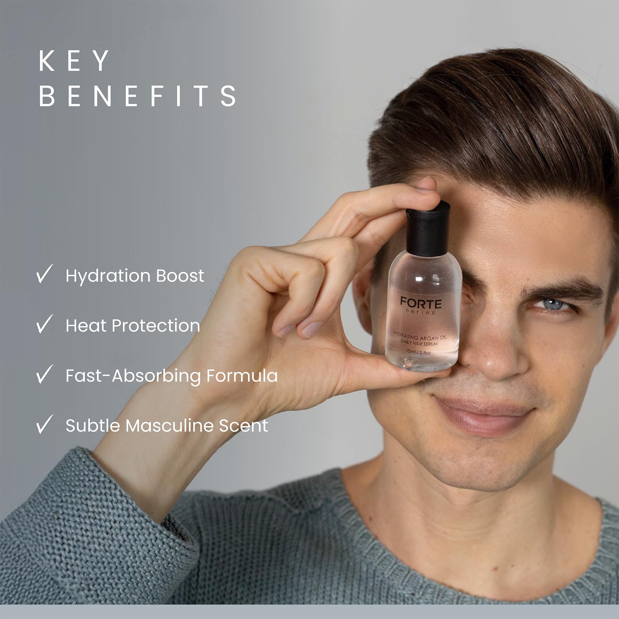 Alex Costa sulfate-free argan oil packaging highlighting clean formulation