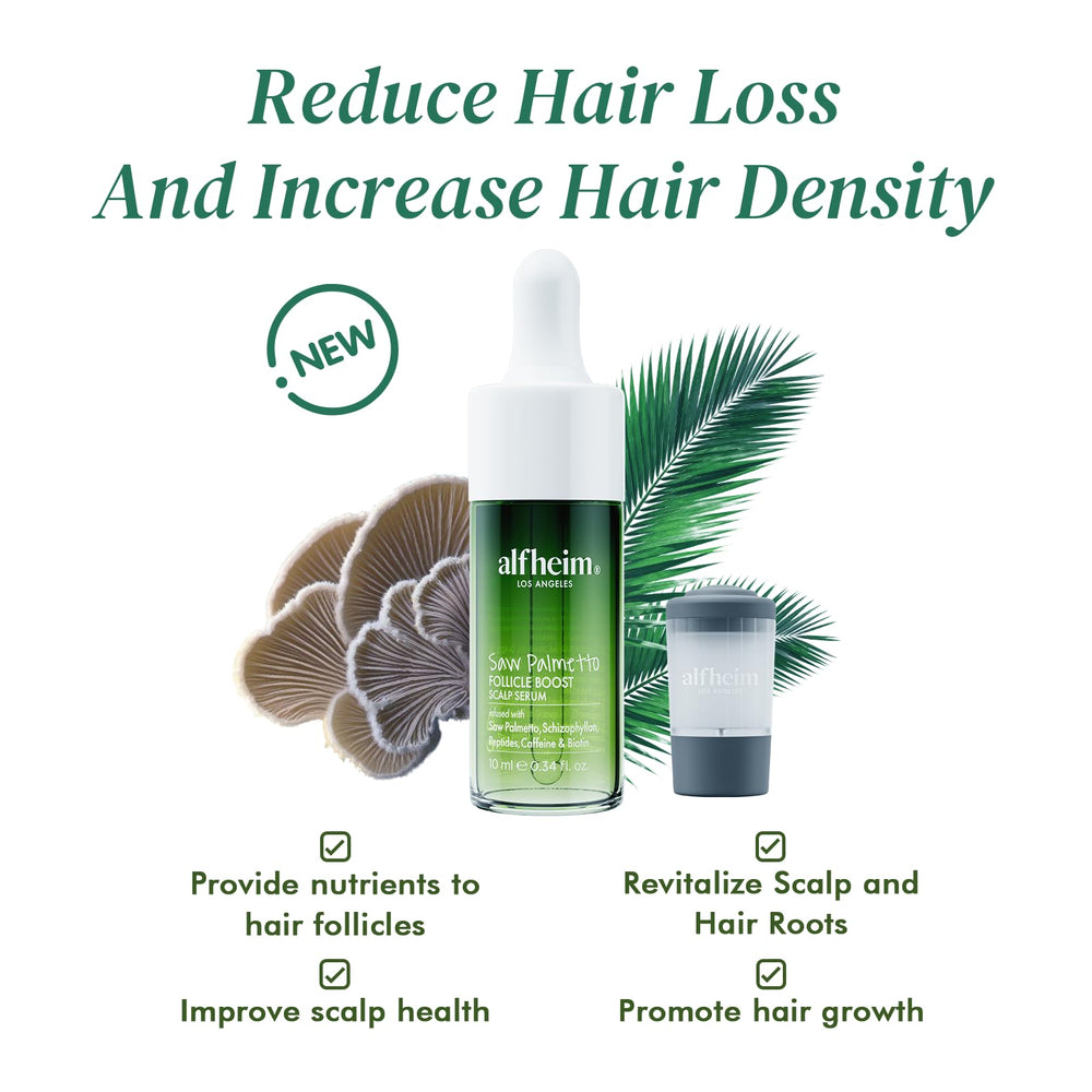 ALFHEIM biotin-enriched formula supports scalp nourishment against daily stressors.
