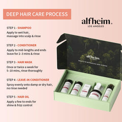 Alfheim Leave-In Conditioner tube offers quick hydration for daily styling.