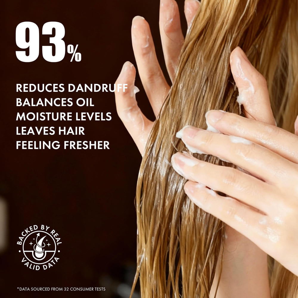 ALFHEIM Rosemary Purifying Conditioner on shiny hair with gloss and lift