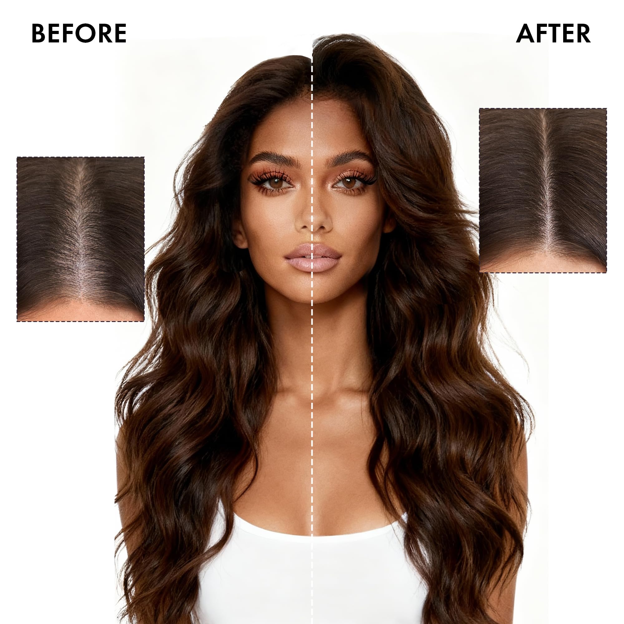 Creamy lather from ALFHEIM Coffee+ Thickening Shampoo on hair during wash.