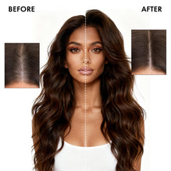 Creamy lather from ALFHEIM Coffee+ Thickening Shampoo on hair during wash.