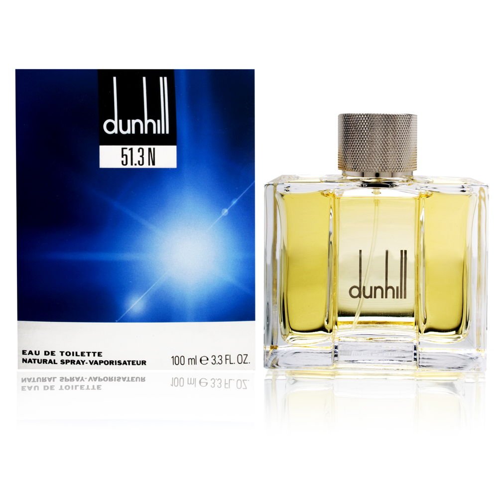 Alfred Dunhill 51.3 N eau de toilette bottle, showcasing its fresh, oriental-inspired notes for daily wear.