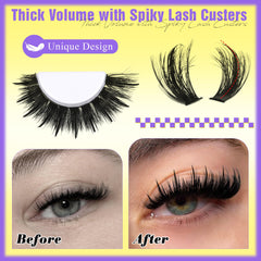 ALICE 100D D-Curl lashes provide natural lift and fan for wider eyes