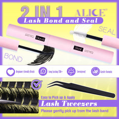 ALICE 228pcs Spiky Extensions offer versatile volume options