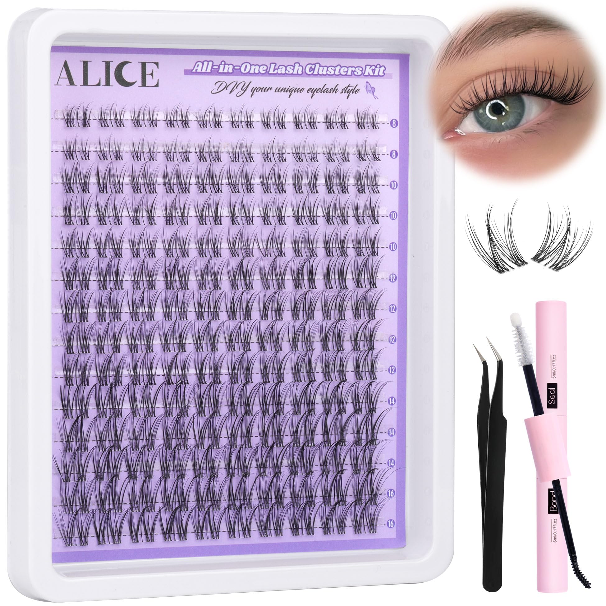 ALICE DIY lash kit compact bundle for travel