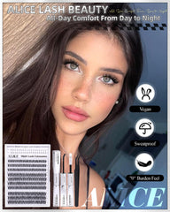 ALICE Tweezers in hand with clusters for precise application.