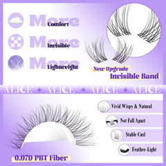 ALICE lash clusters kit precision tweezers for easy placement