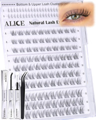 ALICE Short Lash Clusters 8mm close-up for natural daily wear