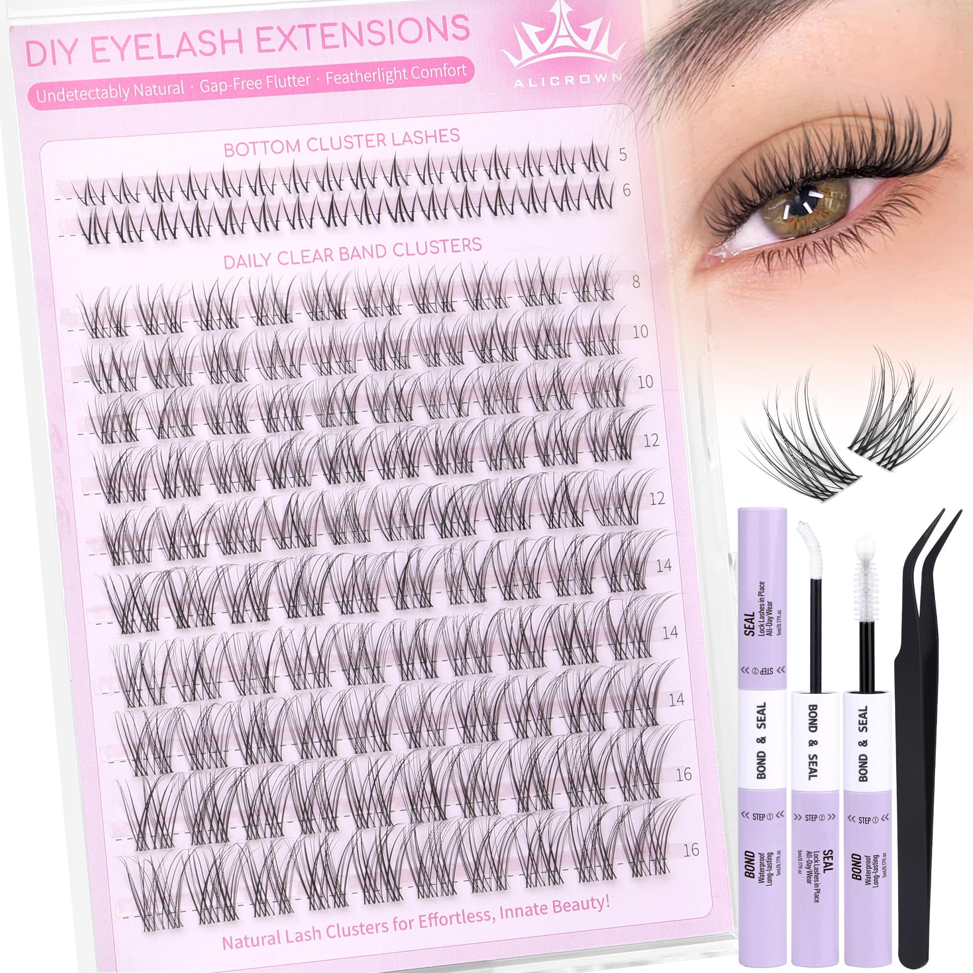 ALICROWN HAIR 2-in-1 Bond & Seal application tool close-up for clean DIY results