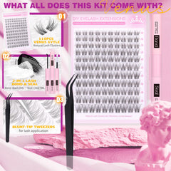 ALICROWN HAIR C-curly lashes create a natural, everyday look.