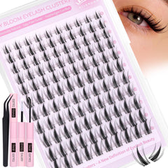 ALICROWN Manga Lash Clusters Kit with 110 lashes for versatile DIY looks