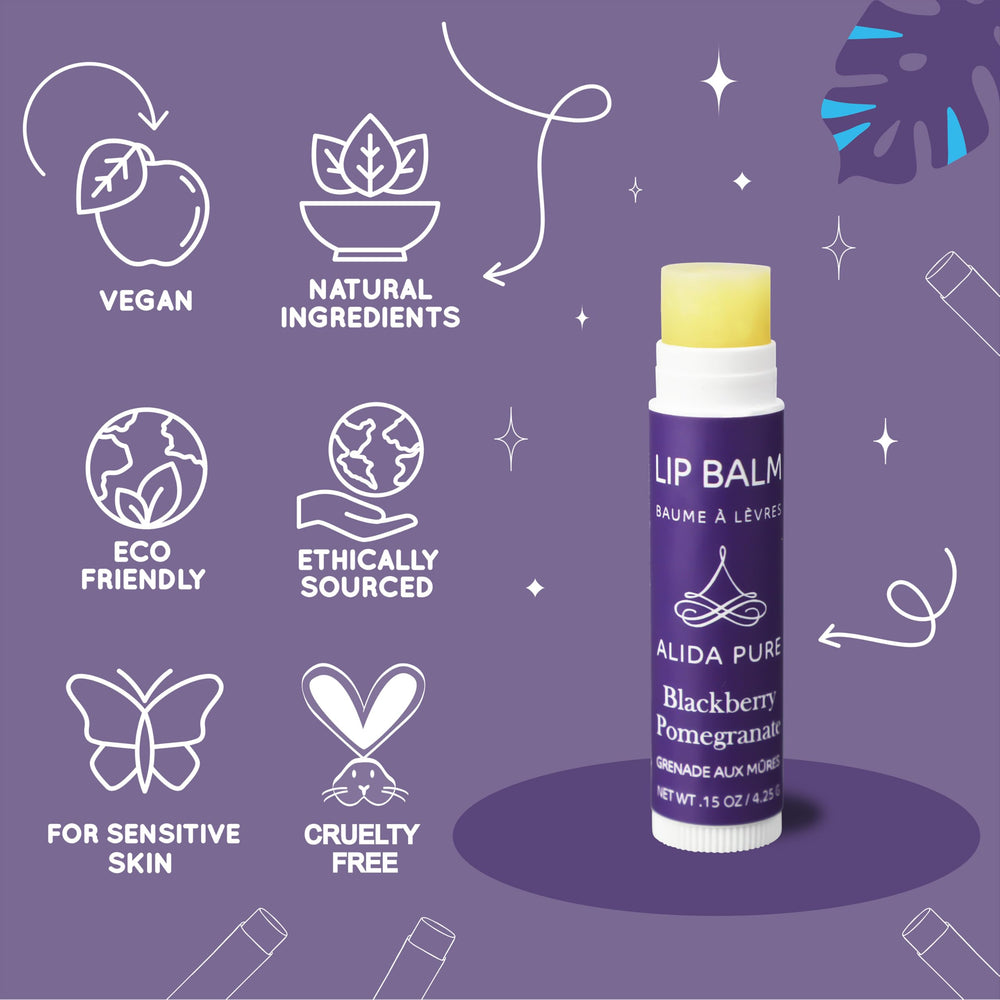 ALIDA PURE lip balm with cruelty-free formulation
