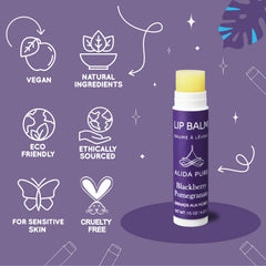 ALIDA PURE lip balm with cruelty-free formulation