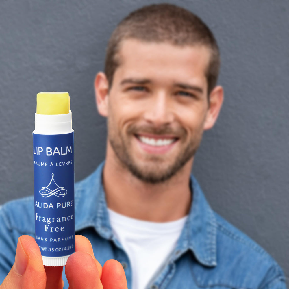 ALIDA PURE cruelty-free symbol indicating ethical lip care