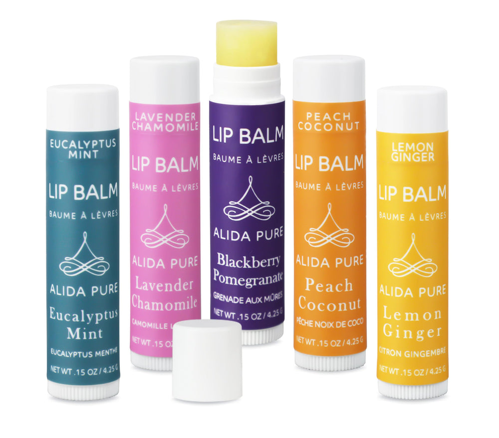 ALIDA PURE Duet Lip Balm Eucalyptus Mint tube soothing dry lips