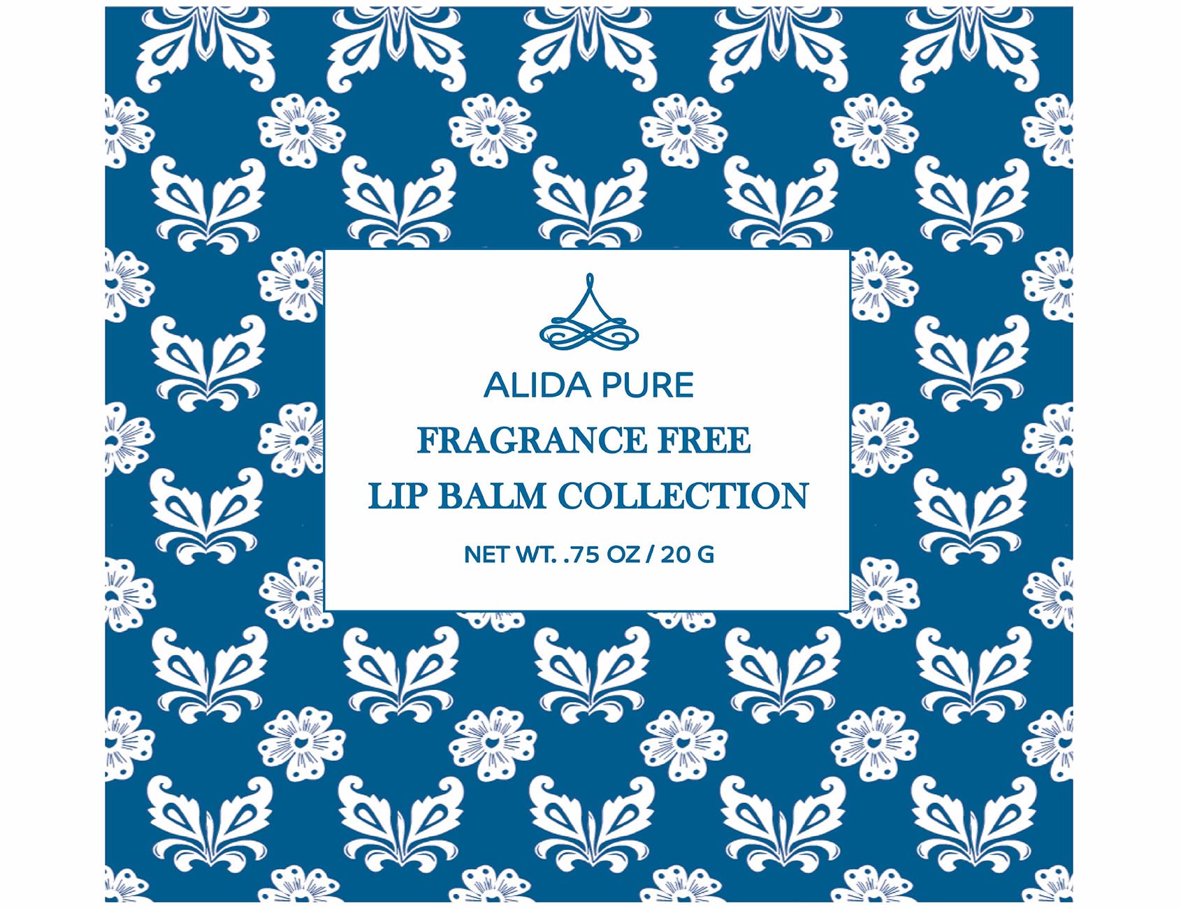 ALIDA PURE lip balm on lips shows fragrance-free moisture