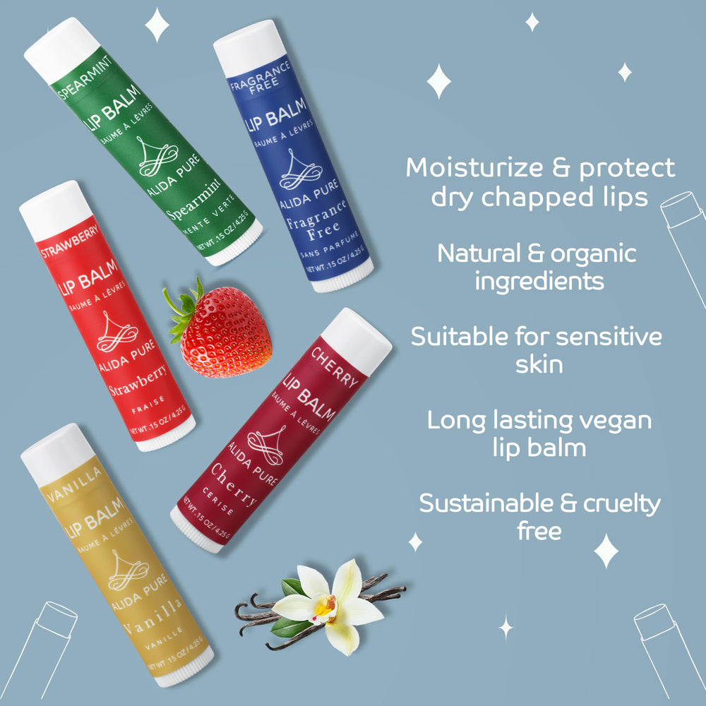 ALIDA PURE Melody fragrance-free lip balm tube ideal for sensitive lips