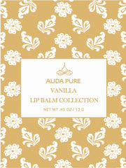ALIDA PURE Vanilla Lip Balm in use demonstrates daily lip hydration.
