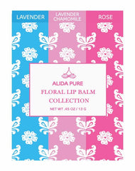 ALIDA PURE vegan lip balm set for travel and on-the-go hydration