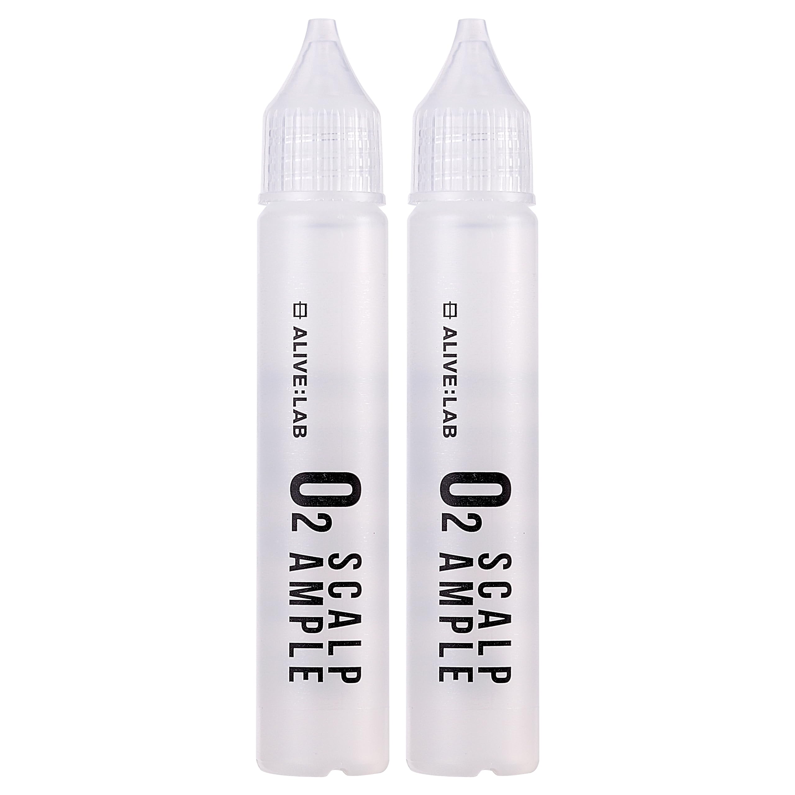 ALIVE:LAB ALIVELAB O2 bottle pour for refreshing scalp hydration.