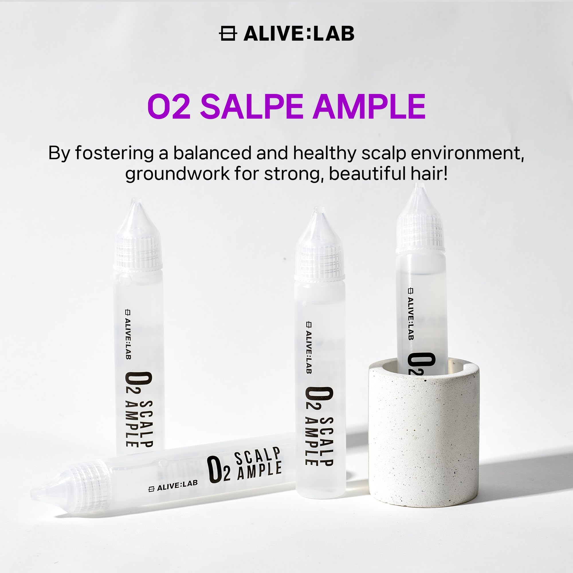 ALIVE:LAB ALIVELAB O2 close-up of the gentle, silicone-free texture.