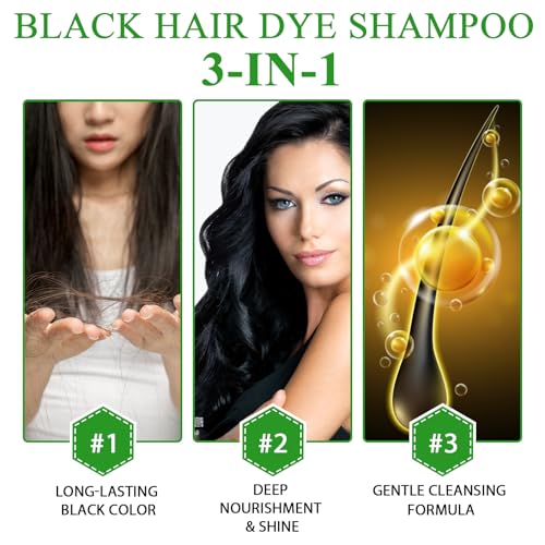 ALIVER Hair Dye Shampoo 15–20 minute processing in routine.