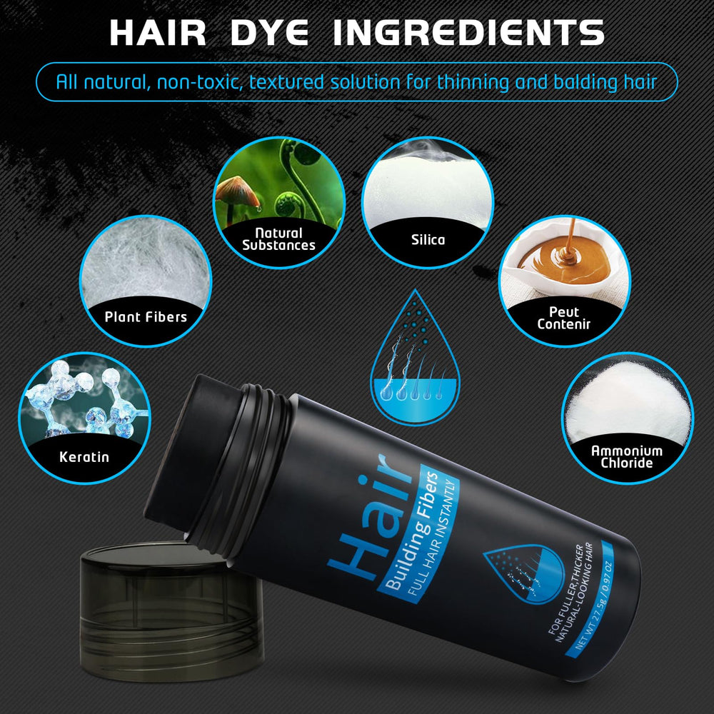 ALIVER Hair Fibers resist rain and sweat for all-day wear