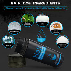 ALIVER Hair Fibers resist rain and sweat for all-day wear