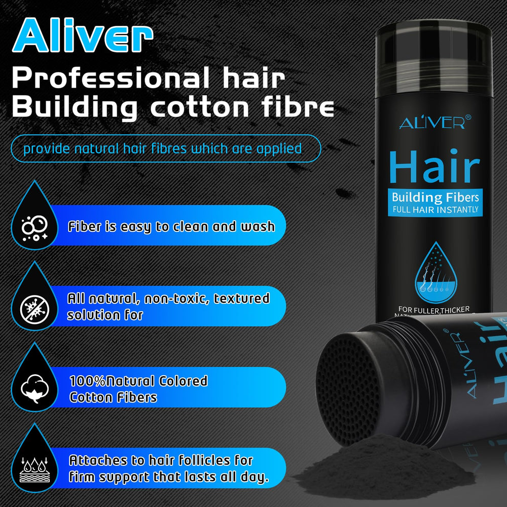 ALIVER Hair Fibers sifter cap tip enables controlled use