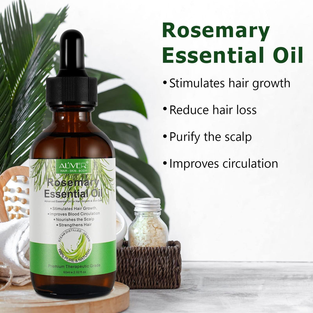 ALIVER rosemary oil added to bath for a relaxing ritual.