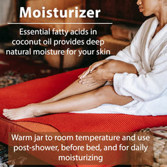 All Good Coconut Oil Skin Food palms warm for instant hydration