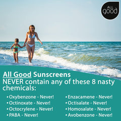 All Good Kids SPF 30 Lotion offers lightweight, reef-friendly protection.