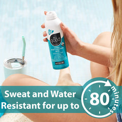 All Good Sport Sunscreen Spray water resistance supports activities like surfing and hiking.