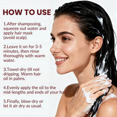 Argan oil set suitable for all hair types including color-treated