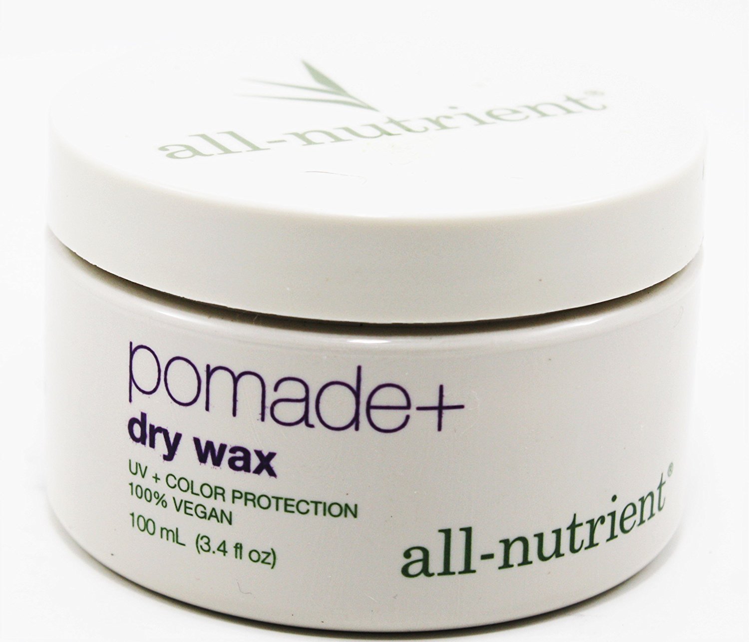 All Nutrient Pomade Dry Wax jar for versatile hold and textured finish