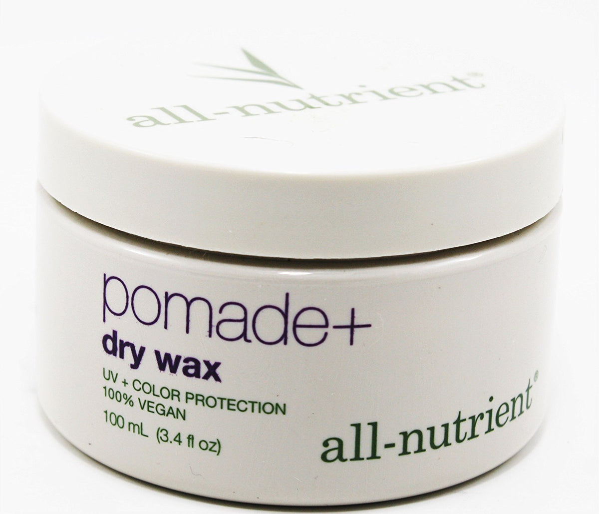 All Nutrient Pomade Dry Wax jar for versatile hold and textured finish