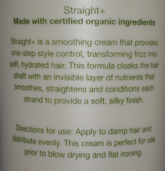 All-Nutrient Straight+ smoothing cream two-pack display shows value and convenience.