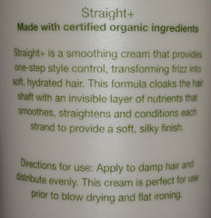 All-Nutrient Straight+ smoothing cream two-pack display shows value and convenience.
