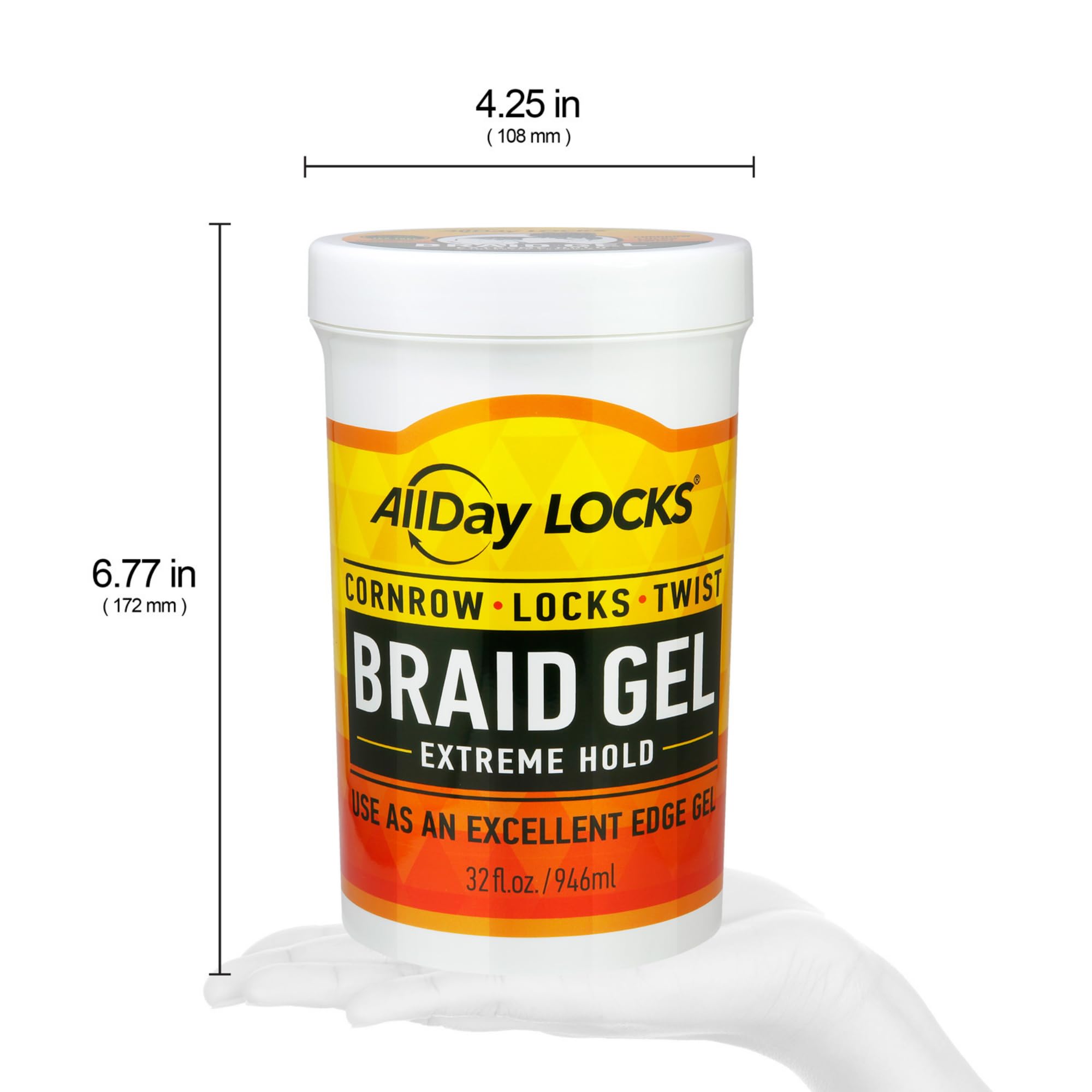 Gel on twists providing lightweight moisture and control
