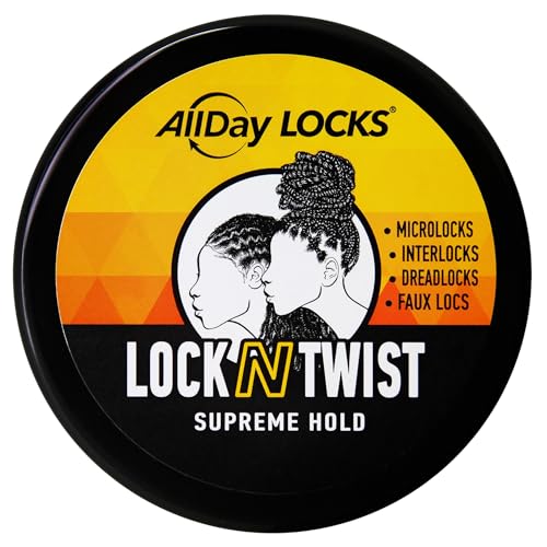 AllDay Locks Lock N Twist Supreme Hold bottle demonstrates easy application for smooth styling