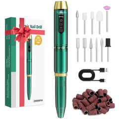 alle's nail drill compact design for portable home spa use