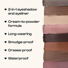 ALLEYOOP 11th Hour eye pencil dual-use, eyeliner precision in one stick.