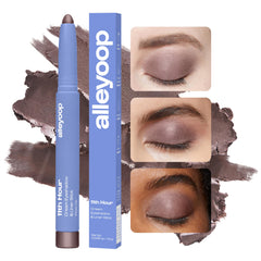 ALLEYOOP creamy-to-powder finish swatch demonstrates seamless blending